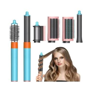 Imagem de Secador De Cabelo Profissional 6 Em 1 Para Mulheres, Escova Secadora D