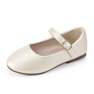 Imagem de PANDANINJIA Sapatos Sociais Rena Girls, Sapatilhas Mary Jane, Uniforme Escolar Para Bebês/Crianças Pequenas