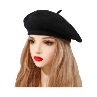 Imagem de Boina Feminina De Tricô Quente Para Outono/Inverno: Chapéu Versátil E 