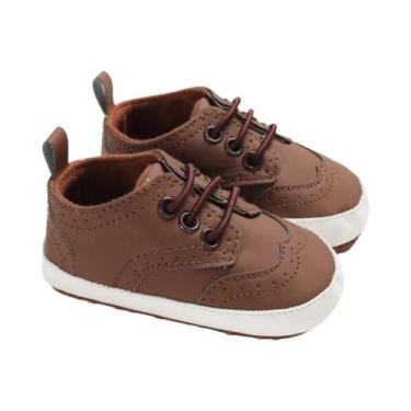 Imagem de Sapatos De Caminhada Para Bebês Com Solado Macio Estilo Britânico Prim