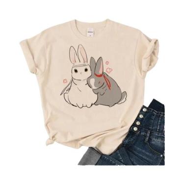 Imagem de Camiseta Feminina Solta Com Gola Redonda Mo Dao Zu Shi, Manga Japonesa