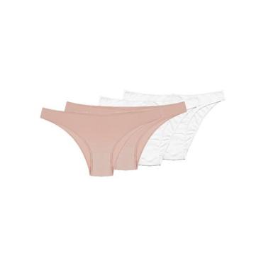 Imagem de Kit com 4 Calcinhas Biquíni Hope 35840, Rosa, P