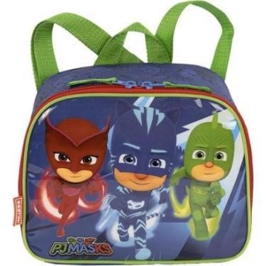 Imagem de Lancheira Escolar Sestini PJ Masks Plus Azul-Masculino