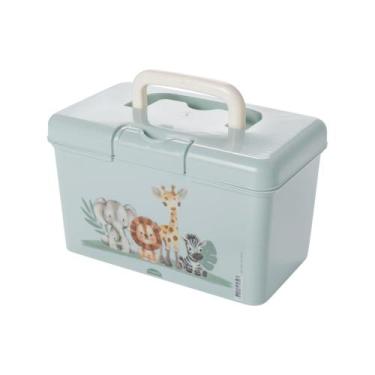 Imagem de Caixa Organizadora Farmácia 1,7 Lts Farmacinha Plasútil, Safari