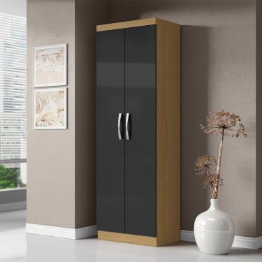 Imagem de Armário Multiuso 170cm Lavanderia 2 Portas Folly Atacama-grafite A09 - D'rossi