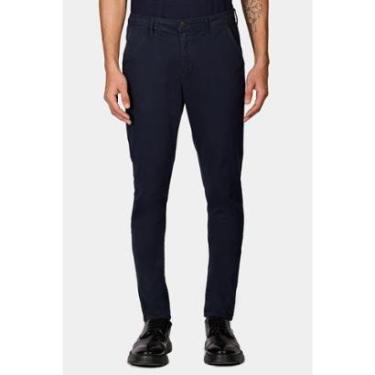 Imagem de Calça Chino Skinny Sarjada Marinho-Masculino