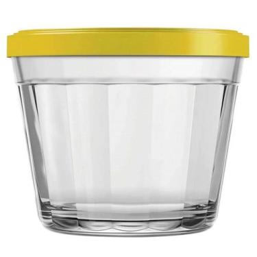 Imagem de Tigela Pequena Pote Americano de Vidro 150ml Marinex com Tampa Plástic