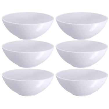 Imagem de 6 Molheiras Plástico 120ml Branco Bowl Porta Molhos Caldas M - Coza