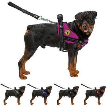 Imagem de Peitoral Para Cachorro Com Regulagem Para Raças Pequenas Médias E Gran