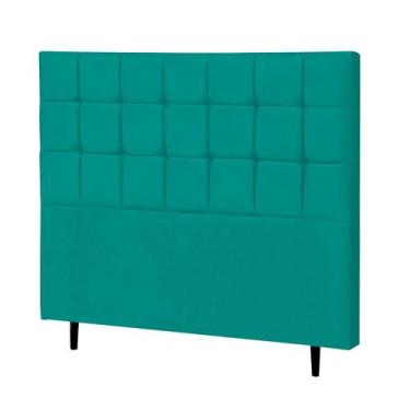 Imagem de Cabeceira Queen Size Cama Box de Casal 1,6 m Estofada Quarto Moderna P