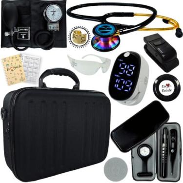 Imagem de Kit Estagio Saude Medicina Enfermagem Farmacia Completo Top - Love Sau