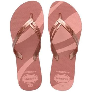Imagem de Chinelo Havaianas Feminino Elegance Print, Blossom, 35-36