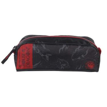 Imagem de Estojo Soft G Juvenil Menino Black + Red House of the Dragon