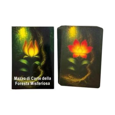 Imagem de Baralho Oráculo Da Floresta Misteriosa Italiana Com 48 Cartas Para Med