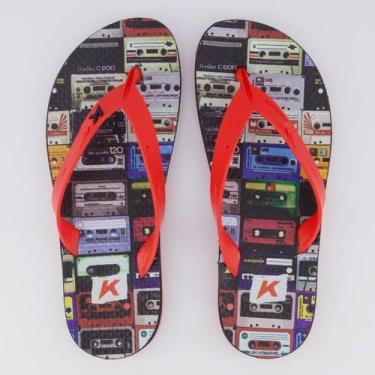 Imagem de Chinelo Kenner Summer Mix Tape Vermelho, 40