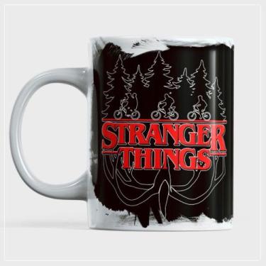Imagem de Caneca Stranger Things Personalizada 325ml  Série Netflix  Presente Cr
