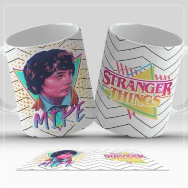 Imagem de Caneca Stranger Things Personalizada 325ml  Série Netflix  Presente Cr
