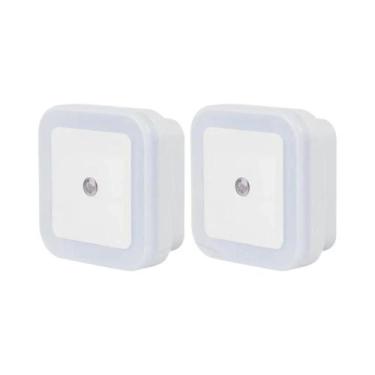 Imagem de Luz Noturna LED Sem Fio Com Sensor Mini Quadrada Para Bebês, Crianças,