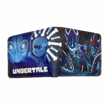 Imagem de Carteira Undertales Sans Anime Characters Slim BiFold PU - Yiweisai
