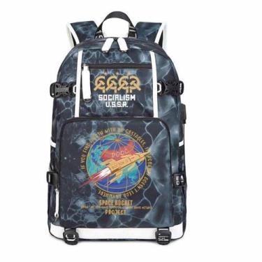Imagem de Mochila Bocchis Rocks Cartoon Kids School Nylon 31x15x48cm - Yiweisai