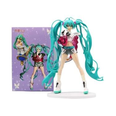Imagem de Figura De Anime Hatsune Miku Com Vestido De Noiva E Roupa De Banho Kaw