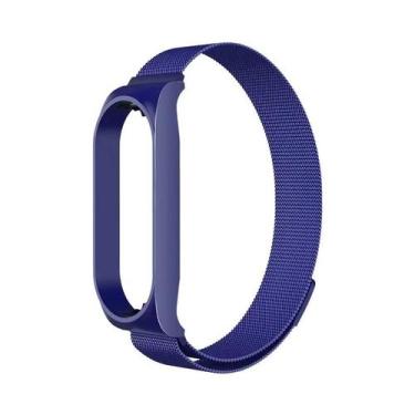 Imagem de Pulseira De Aço Inoxidável Milanese Para Xiaomi Mi Band 7 6 5 4 3, Pul
