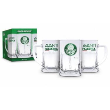 Imagem de Caneca Palmeiras Vidro 565ml Original-Masculino
