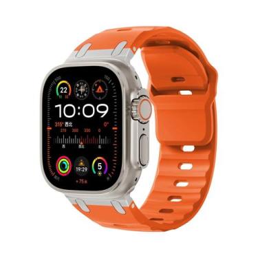 Imagem de Pulseira De Silicone Ultra Sport Para Apple Watch Series 9 8 7 SE 6 5 