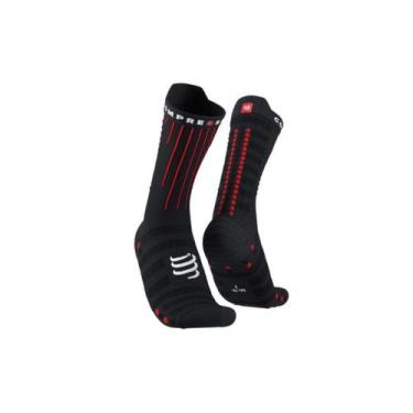 Imagem de Meia de Compressão Cano Médio V4.0  Aero Socks - Preto/Vermelho, T3