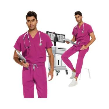 Imagem de Conjunto Unissex De Uniforme Hospitalar Para Médicos E Enfermeiros: Bl