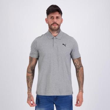 Imagem de Polo Puma Ess Pique Cinza, G