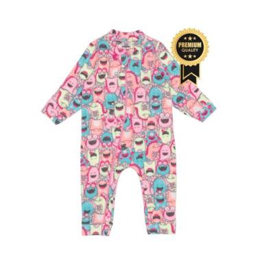 Imagem de Macacão Bebê Soft Pettenati Inverno Com Zíper Quentinho, Monstrinhos r