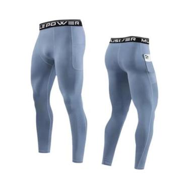Imagem de Calças Leggings De Compressão Para Corrida Masculinas, Calças Esportiv