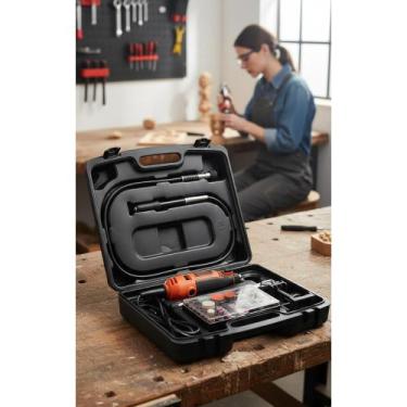 Imagem de Micro Retífica 180W: Precisão e Versatilidade c/ 113 Acessór - Congrat