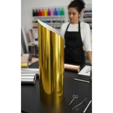 Imagem de Papel Dourado Laminado A4 250g 100 Folhas Luxo - Congratulations Store