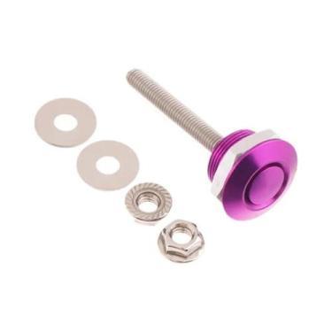 Imagem de Kit De Clipe De Trava De Capô Universal De 25mm Para Carro Com Liberaç