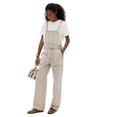 Imagem de Jardineira Hering Jeans Leve Cargo Feminino-Feminino