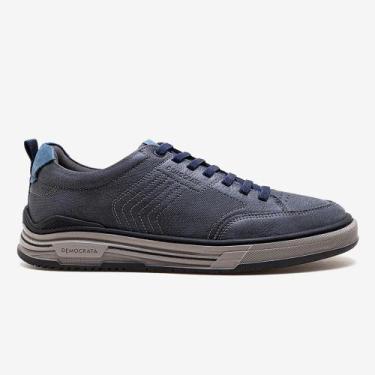 Imagem de Sapatenis democrata denim dylan ref 640101 masculino, Azul, 41