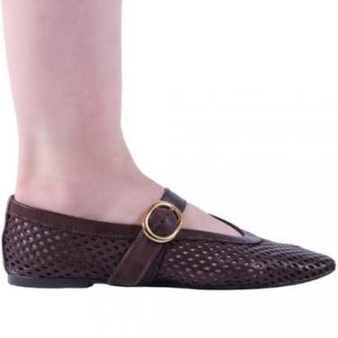 Imagem de Sapatilha Feminina Zariff com Tira e Fivela 142084-Feminino