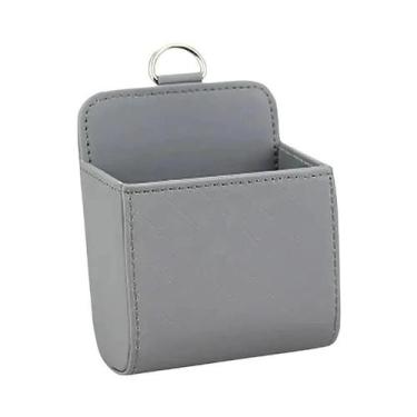 Imagem de Suporte De Telefone Para Carro Em Couro PU, Caixa De Armazenamento Par