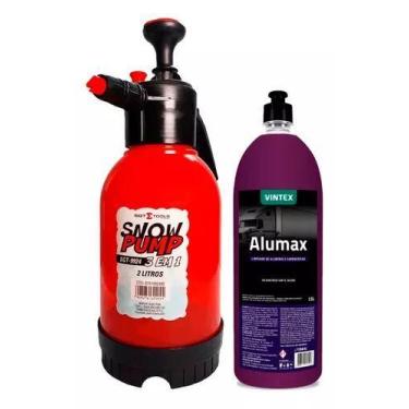 Imagem de Kit sgt pulverizador snow pump 2l + alumax 1,5l vintex - marca, Sem Va