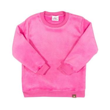 Imagem de Blusão Básico Fleece Liso Inverno Quentinho Infantil Juvenil - Fofotin