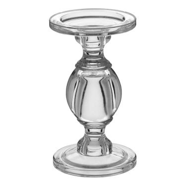 Imagem de CASTIÇAL 20x11x11cm VIDRO TRANSPARENTE