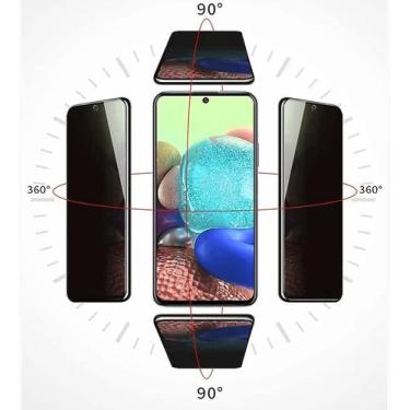 Imagem de Película Privativa 3D de Vidro Para Moto E7 Plus Anti Espião - LXL