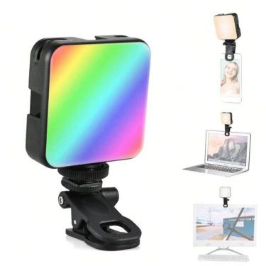 Imagem de Luz de Vídeo LED OEM LED36 com 36 Lâmpadas Ajustáveis de Alto Brilho para Fotografia e Filmagem Portátil