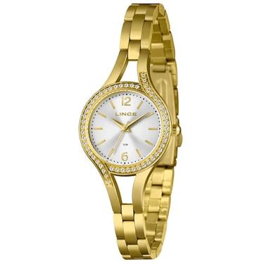 Imagem de Relógio LINCE feminino dourado prateado LRGM070L30 S2KX