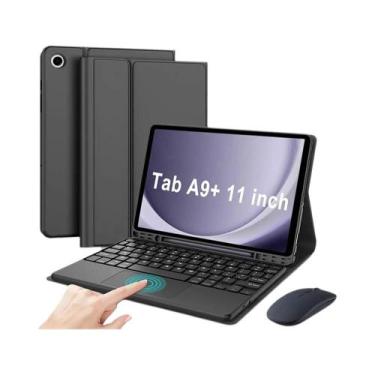 Imagem de Capa Com Teclado Bluetooth Para Samsung Galaxy Tab A9 plus De 11 Poleg