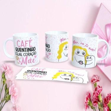 Imagem de Caneca Dia das Mães Flork 325ML Estampa 30 em Porcelana Branco Outras 