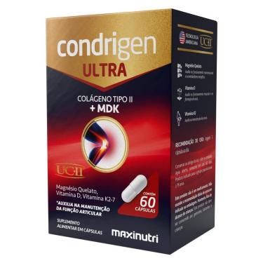 Imagem de Condrigen Ultra Colágeno não Hidrolisado Tipo 2 + MDK 60 Cáps Maxinutri-Unissex