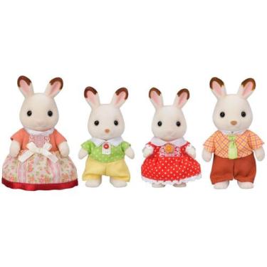 Imagem de Sylvanian Families Família dos Coelhos Chocolate - Epoch 4 Bonecos